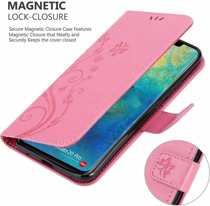 Produktbild Cadorabo Flower Book Cover (Huawei Mate 20 Pro)