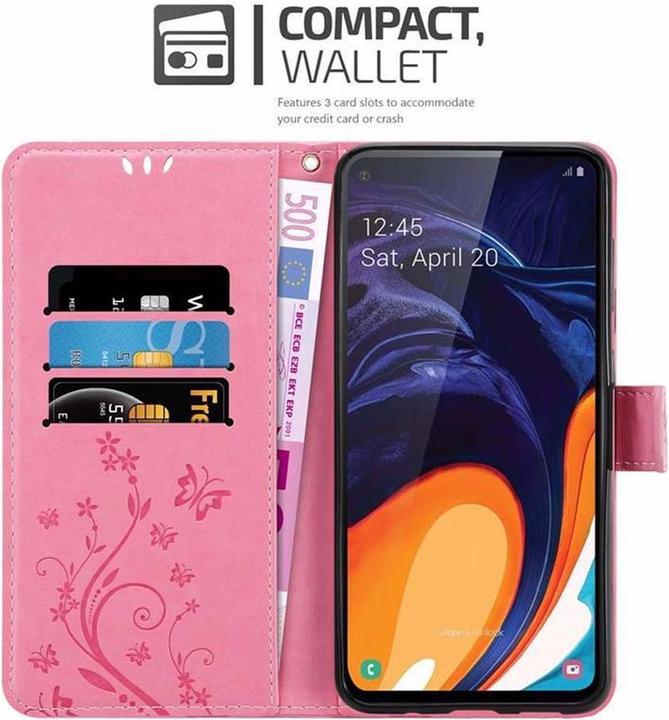 Actual product image Cadorabo Flower Book Cover (Samsung Galaxy M40, Samsung Galaxy A60)