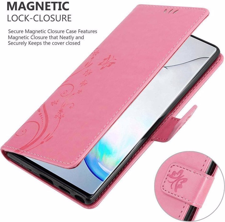 Actual product image Cadorabo Flower Book Cover (Samsung Galaxy Note 10 Plus)