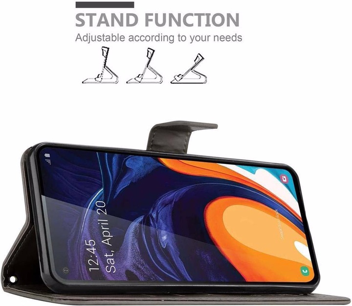 Actual product image Cadorabo Flower Book Cover (Samsung Galaxy A60, Samsung Galaxy M40)