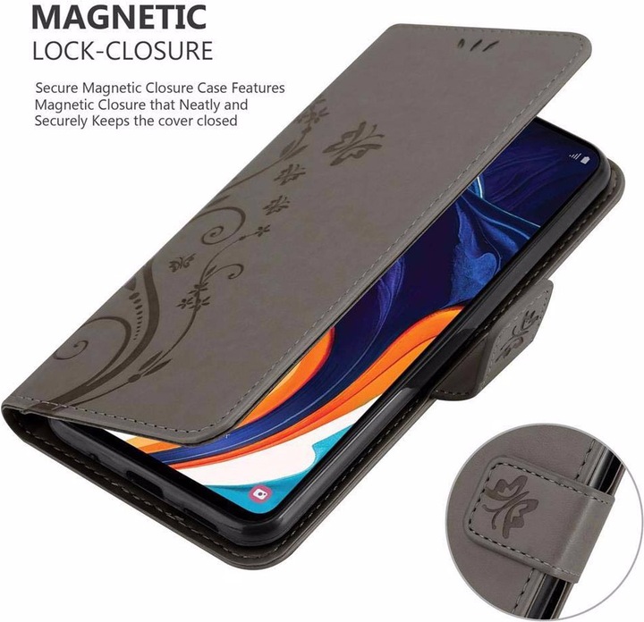 Actual product image Cadorabo Flower Book Cover (Samsung Galaxy A60, Samsung Galaxy M40)