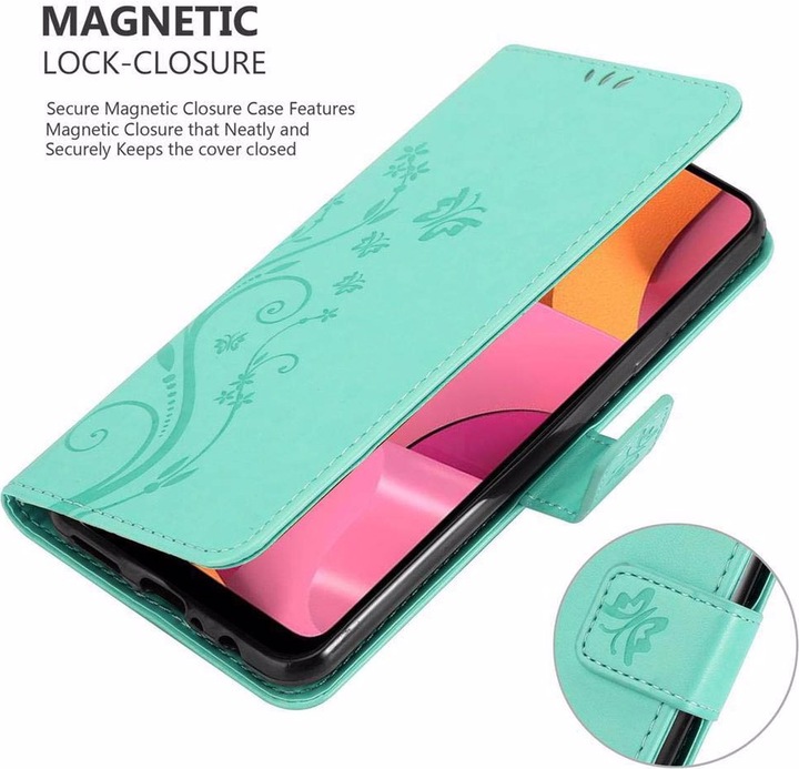 Produktbild Cadorabo Flower Book Cover (Samsung Galaxy A20s)