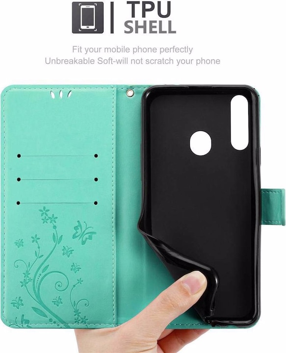 Produktbild Cadorabo Flower Book Cover (Samsung Galaxy A20s)