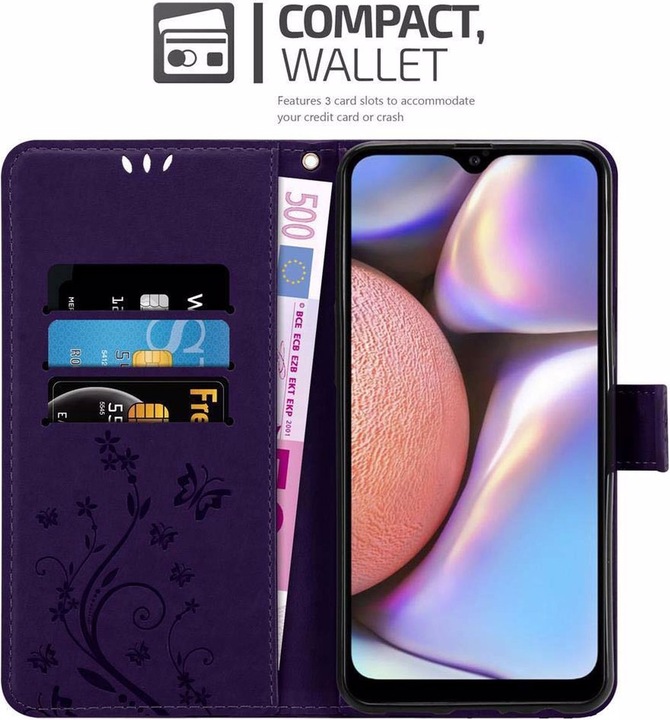 Produktbild Cadorabo Flower Book Cover (Samsung Galaxy A10s)