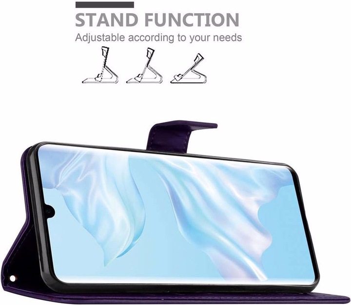 Produktbild Cadorabo Flower Book Cover (Huawei P30 Pro)