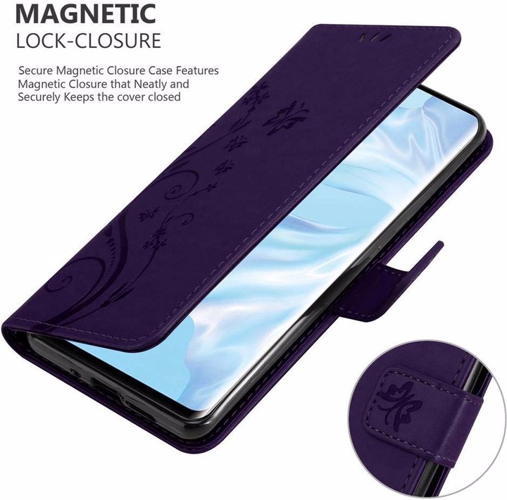 Produktbild Cadorabo Flower Book Cover (Huawei P30 Pro)