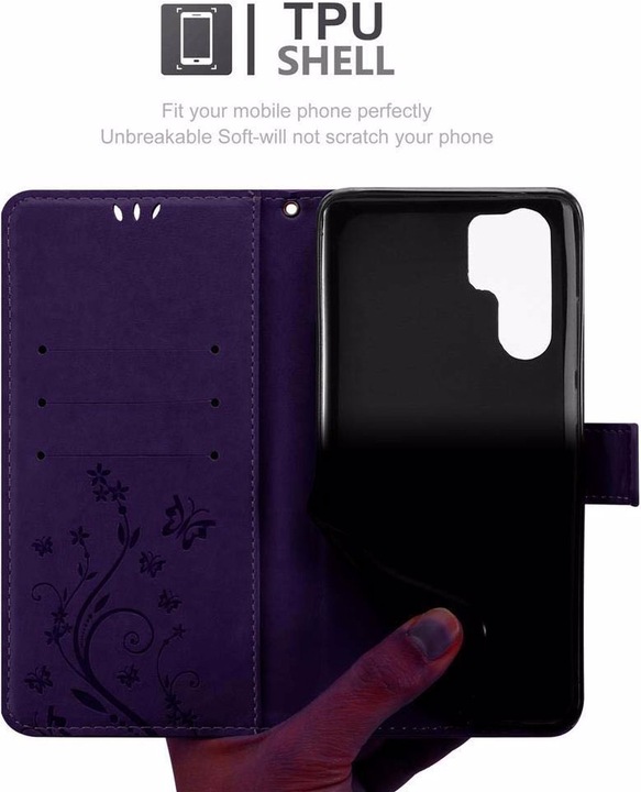 Produktbild Cadorabo Flower Book Cover (Huawei P30 Pro)