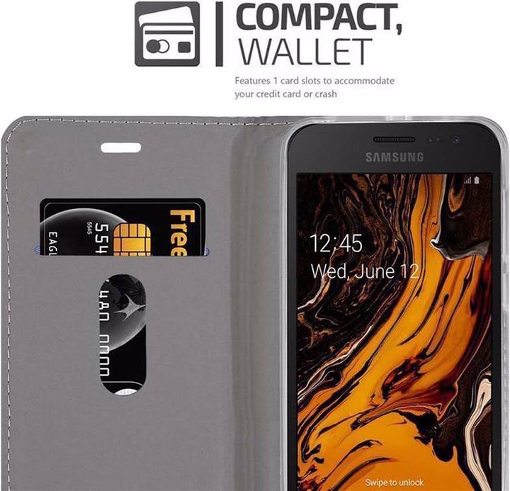 Produktbild Cadorabo Book Jeans Optik Cover (Samsung Galaxy Xcover 4)