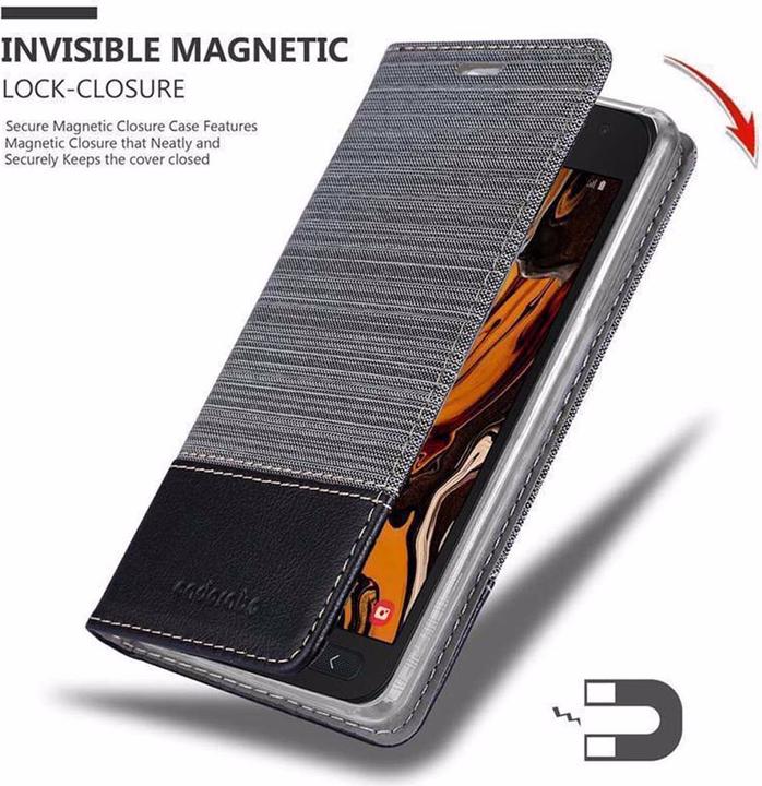 Produktbild Cadorabo Book Jeans Optik Cover (Samsung Galaxy Xcover 4)
