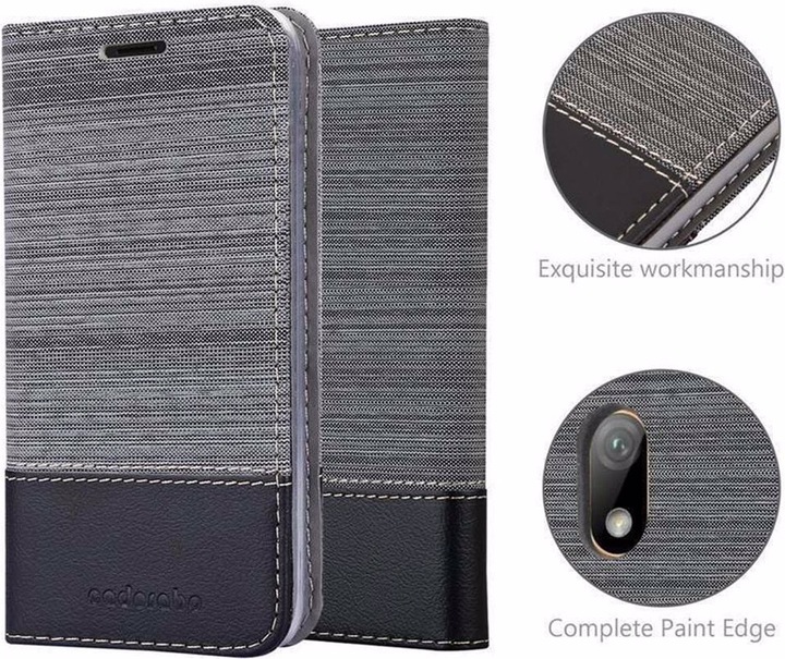 Produktbild Cadorabo Book Jeans Optik Cover (Huawei Y5 (2019))