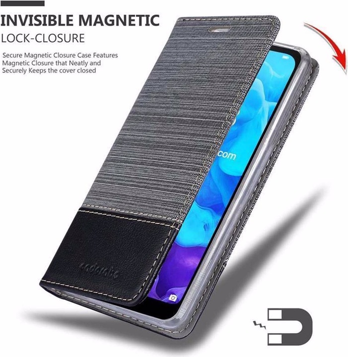 Produktbild Cadorabo Book Jeans Optik Cover (Huawei Y5 (2019))