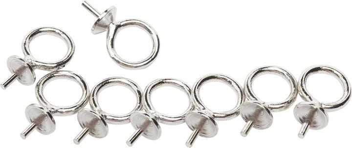 Actual product image Hobby & Crafting Fun Bead hanger with pin, 6mm, 8pcs.