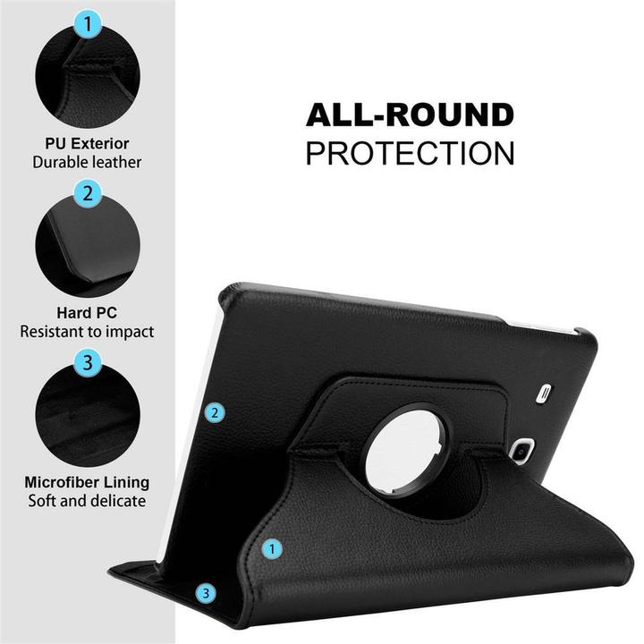 Actual product image Cadorabo Tablet Book Cover (Galaxy Tab E 9.6)