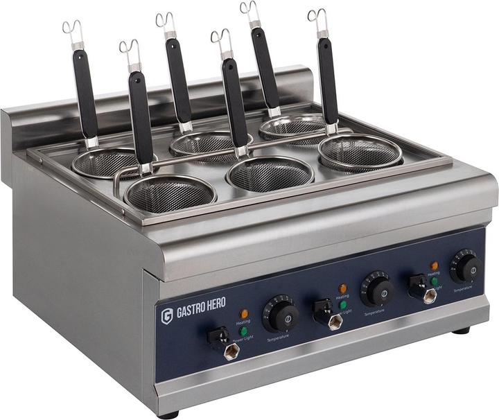 Gastro Hero Cuiseur de pâtes électrique - Tamis -,l