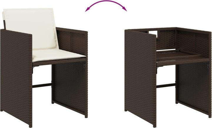 Actual product image vidaXL Garten Essgruppe (275 x 106 x 73 cm)