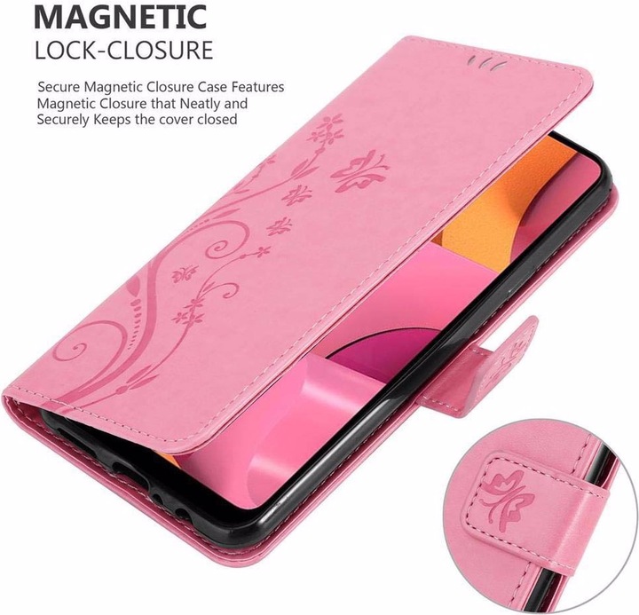 Produktbild Cadorabo Flower Book Cover (Samsung Galaxy A20s)