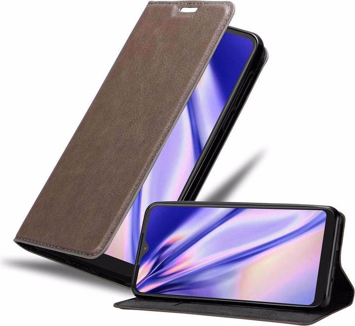 Actual product image Cadorabo Book Invisible Magnet Cover (Motorola Moto G8 Plus)