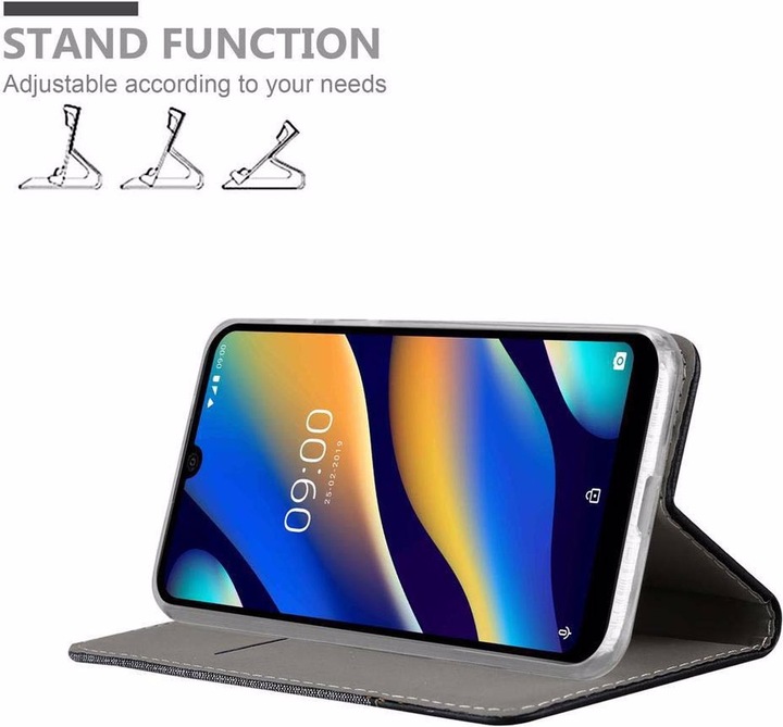Produktbild Cadorabo Book Jeans Optik Cover (Wiko View 3 Lite)