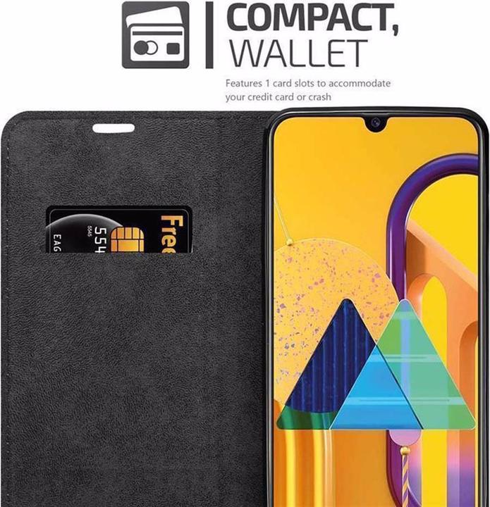 Actual product image Cadorabo Book Invisible Magnet Cover (Samsung Galaxy M21)