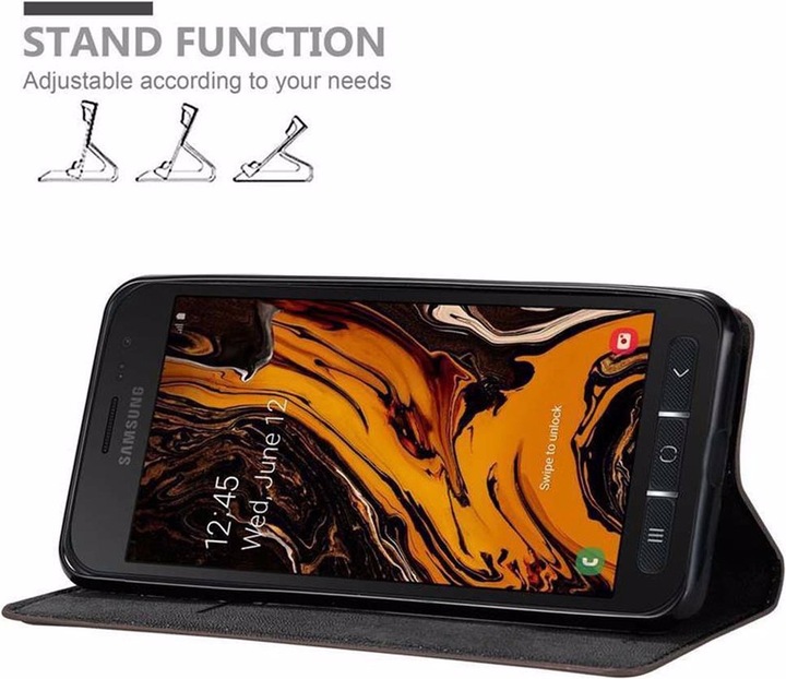 Actual product image Cadorabo Book Invisible Magnet Cover (Samsung Galaxy Xcover 4)