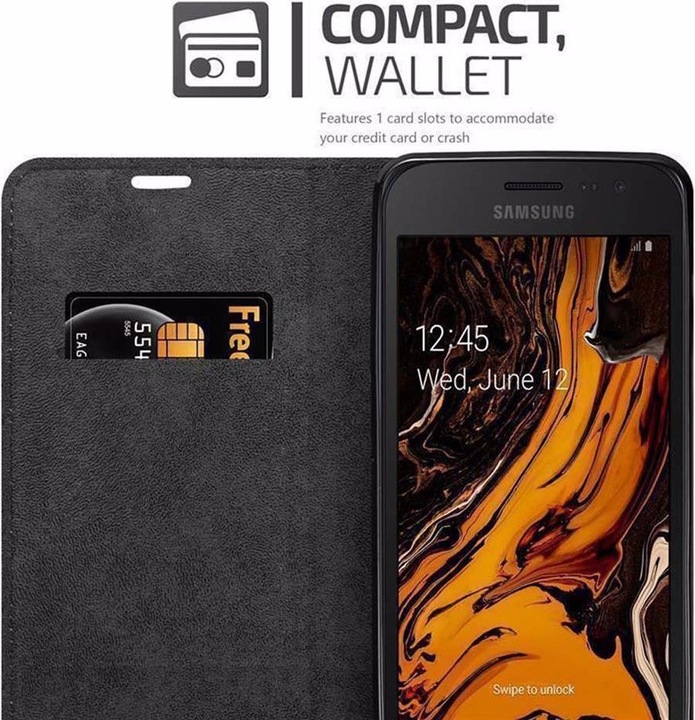 Actual product image Cadorabo Book Invisible Magnet Cover (Samsung Galaxy Xcover 4)