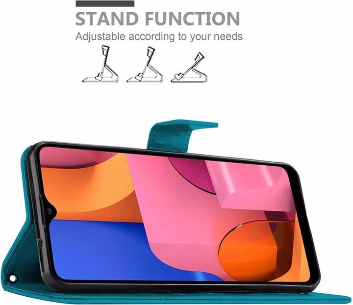 Produktbild Cadorabo Flower Book Cover (Samsung Galaxy A20s)