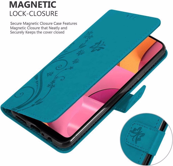 Produktbild Cadorabo Flower Book Cover (Samsung Galaxy A20s)