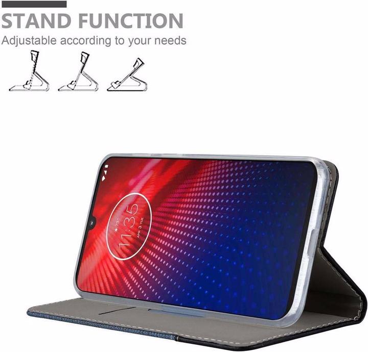Produktbild Cadorabo Book Jeans Optik Cover (Motorola Moto Z4)