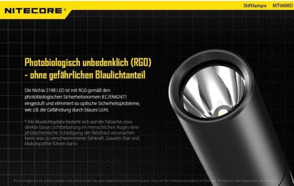 Produktbild Nitecore MT06 Medical (12.80 cm, 180 lm)