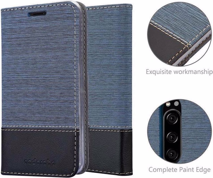 Actual product image Cadorabo Book Jeans Optics Cover (Sony Xperia 5)