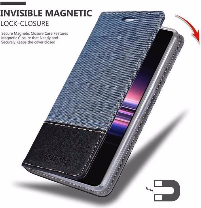 Actual product image Cadorabo Book Jeans Optics Cover (Sony Xperia 5)