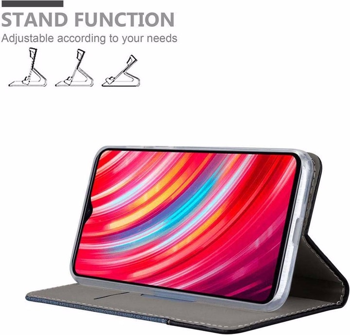 Produktbild Cadorabo Book Jeans Optik Cover (Xiaomi Redmi Note 8 Pro)