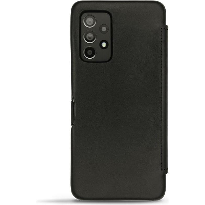 Thumbnail - Noreve Lederschutzhülle horizontal (Samsung Galaxy A52), Smartphone Hülle, Schwarz