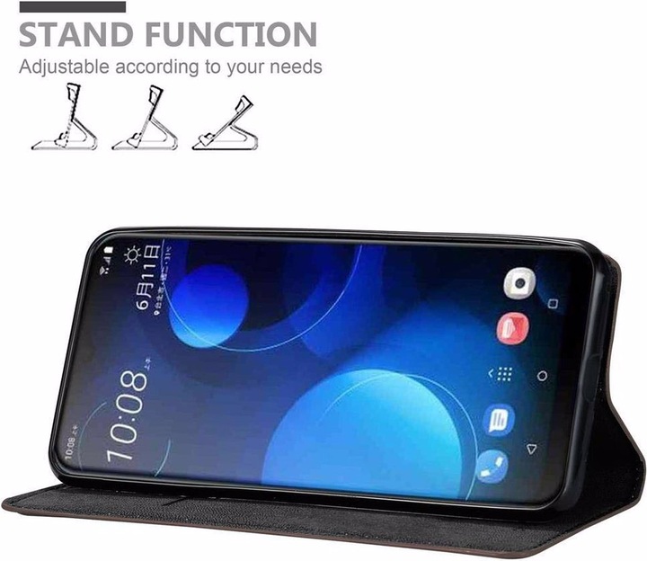 Actual product image Cadorabo Book Invisible Magnet Cover (HTC Desire 19+)