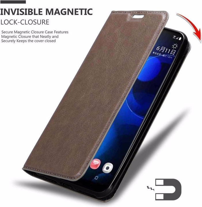 Actual product image Cadorabo Book Invisible Magnet Cover (HTC Desire 19+)