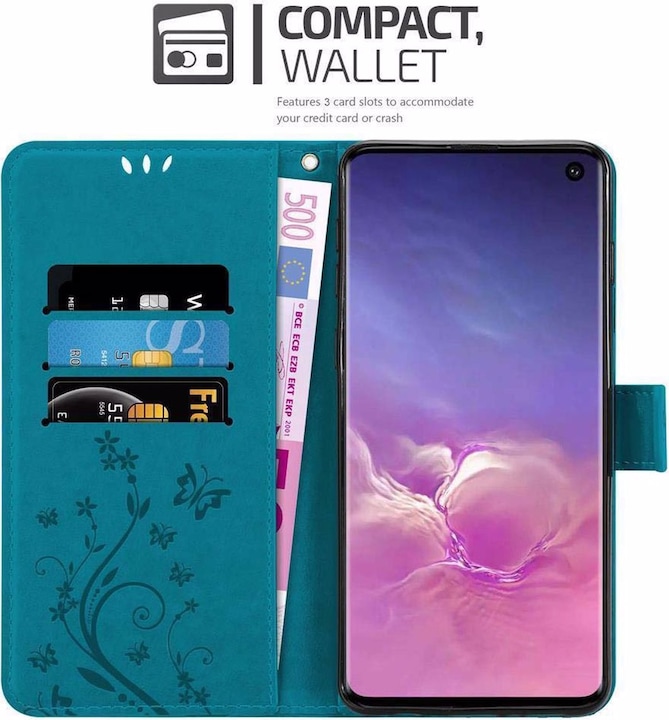 Produktbild Cadorabo Flower Book Cover (Samsung Galaxy S10 5G)
