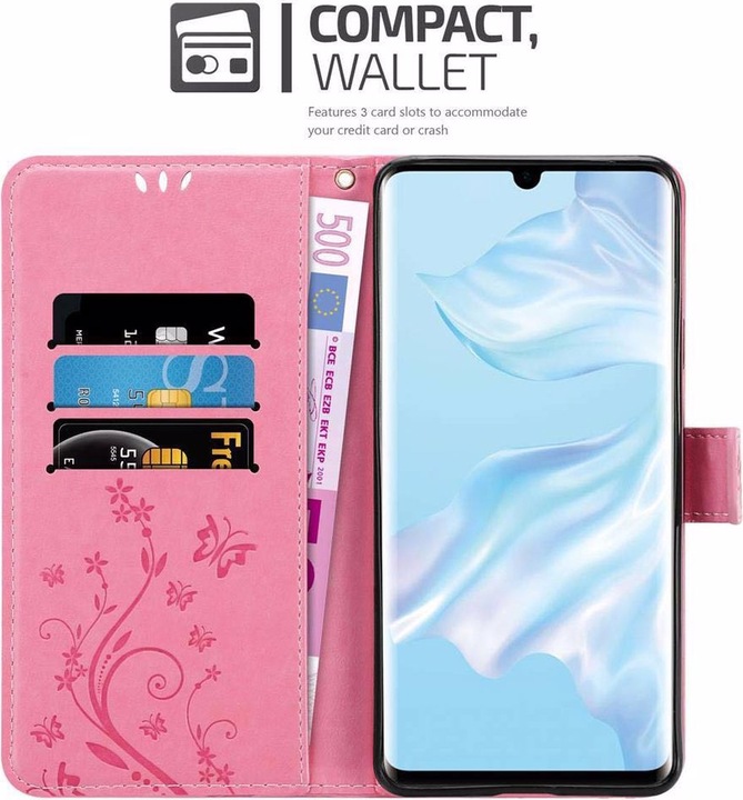 Produktbild Cadorabo Flower Book Cover (Huawei P30 Pro)