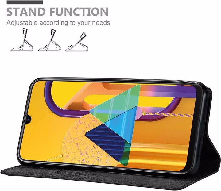 Actual product image Cadorabo Book Invisible Magnet Cover (Samsung Galaxy M21)