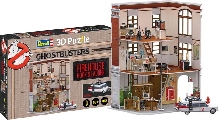 Actual product image Revell Ghostbusters Firestation (130 pieces)
