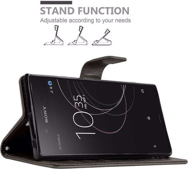 Produktbild Cadorabo Flower Book Cover (Sony Xperia XZ1)