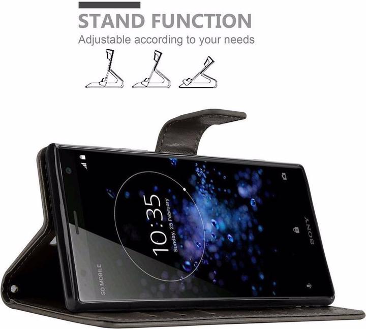 Actual product image Cadorabo Flower Book Cover (Sony Xperia XZ2)