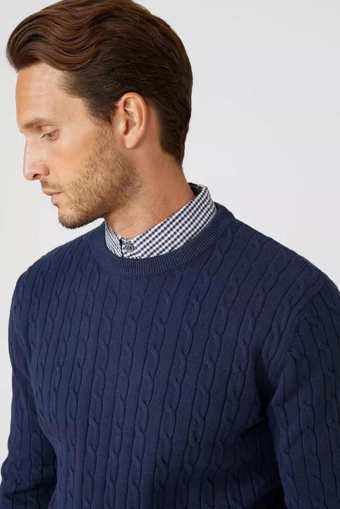 Produktbild Universal Textiles Cable Sweatshirt Rundhalsausschnitt (S)