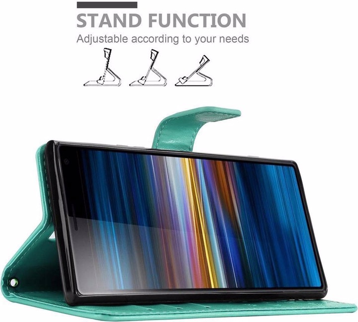 Actual product image Cadorabo Flower Book Cover (Sony Xperia 10, Sony Xperia XA3)