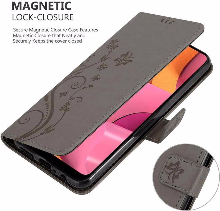 Actual product image Cadorabo Flower Book Cover (Samsung Galaxy A20s)