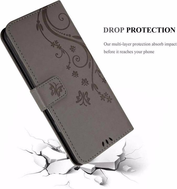 Actual product image Cadorabo Flower Book Cover (Samsung Galaxy A20s)