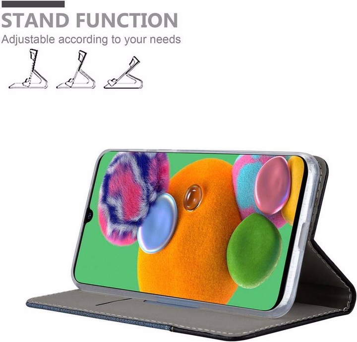 Produktbild Cadorabo Book Jeans Optik Cover (Samsung Galaxy A90 5G)