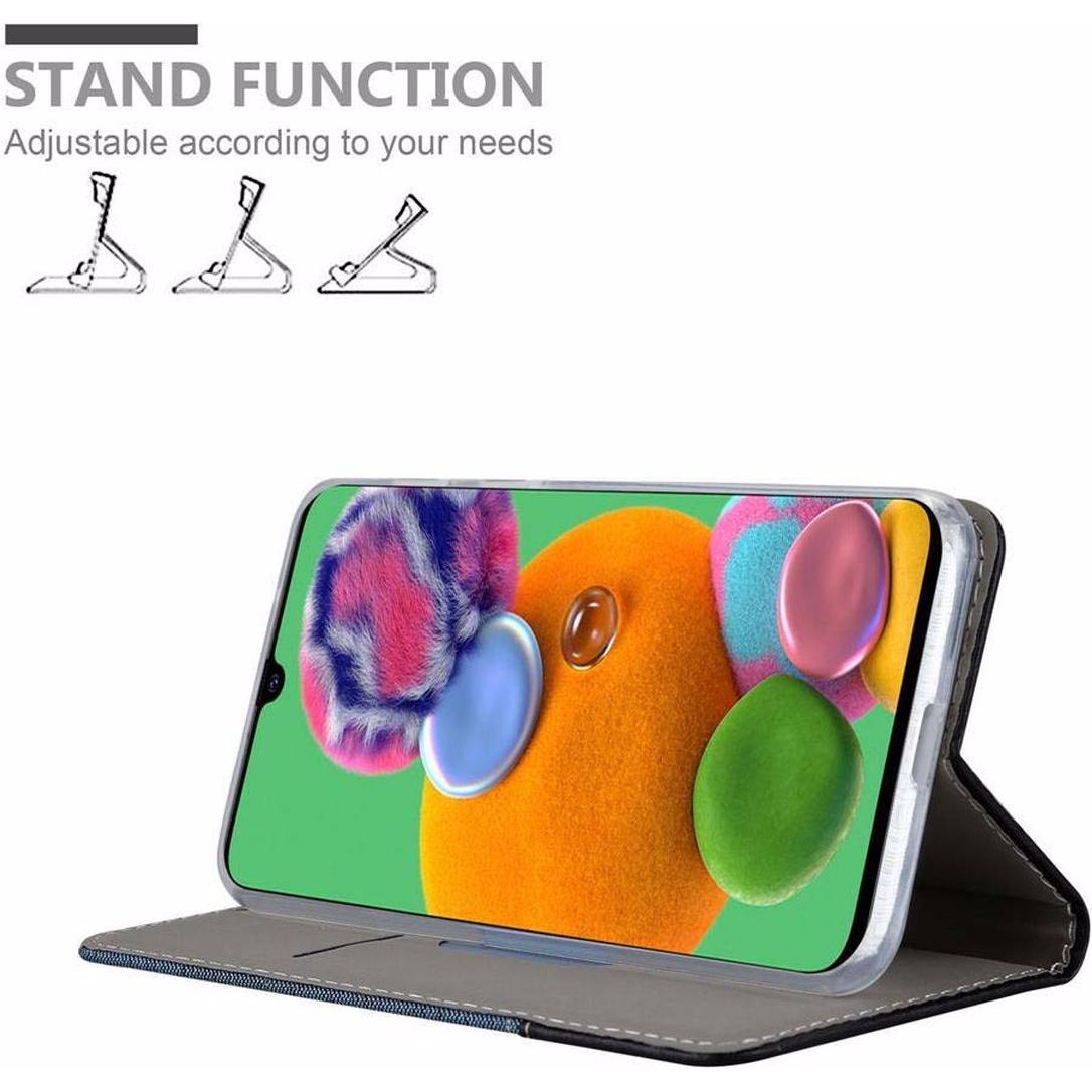 Thumbnail - Cadorabo Book Jeans Optik Cover (Samsung Galaxy A90 5G), Smartphone Hülle, Blau