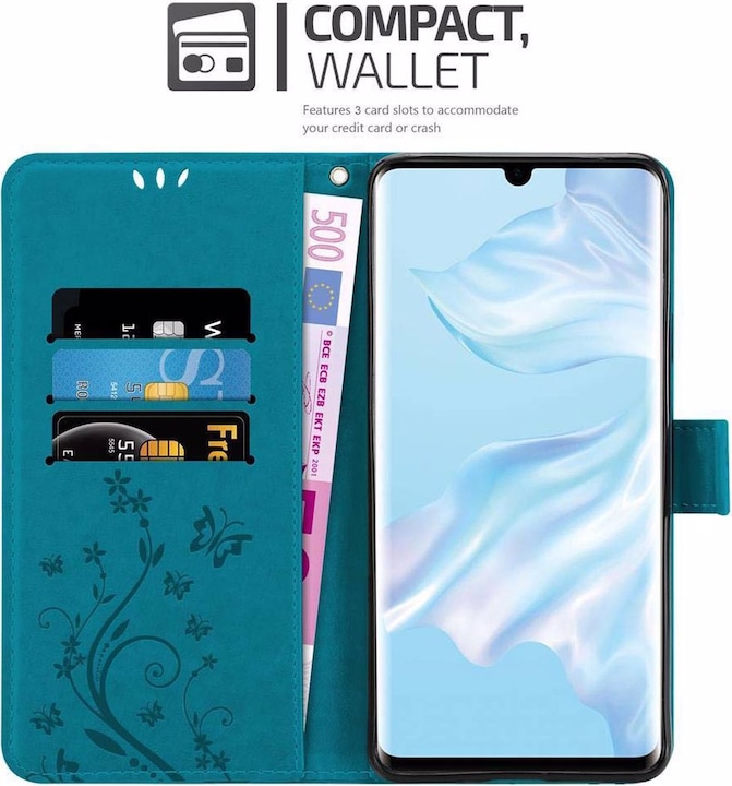 Produktbild Cadorabo Flower Book Cover (Huawei P30 Pro)