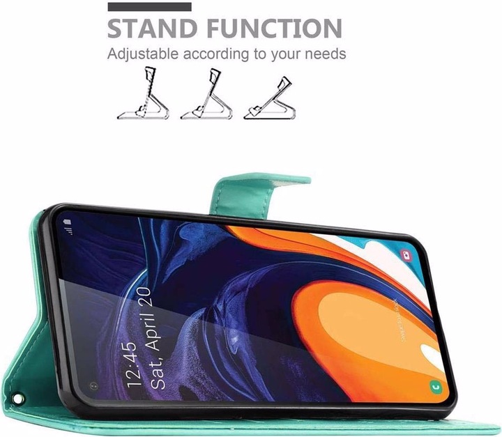 Actual product image Cadorabo Flower Book Cover (Samsung Galaxy A60, Samsung Galaxy M40)