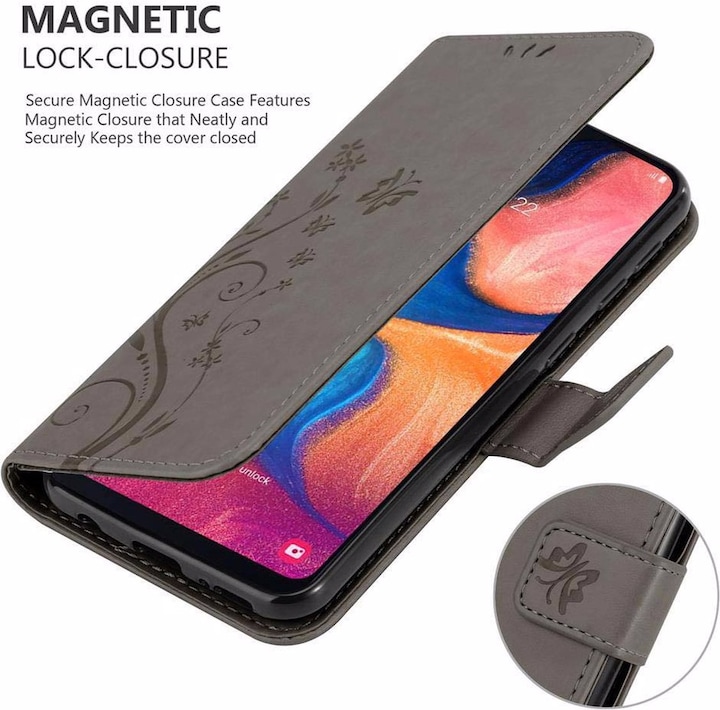 Produktbild Cadorabo Flower Book Cover (Samsung Galaxy A10e)